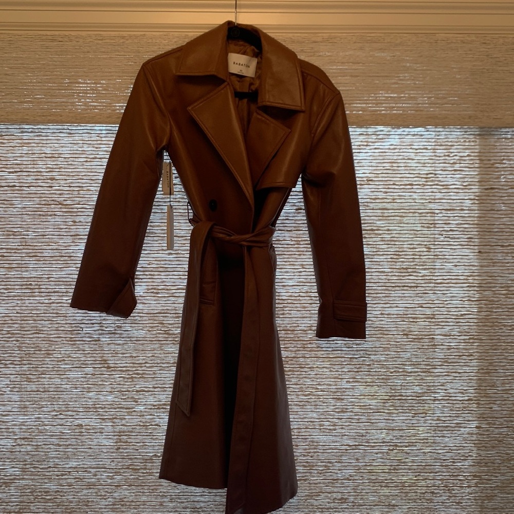 NEW WITH TAGS aritzia babaton leather jacket
